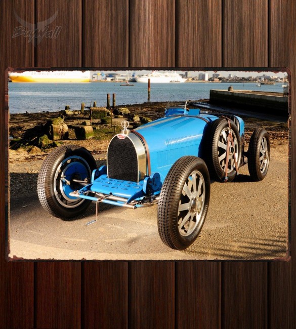 Металлическая табличка Bugatti Type 35 Металлическая табличка Bugatti Type 35